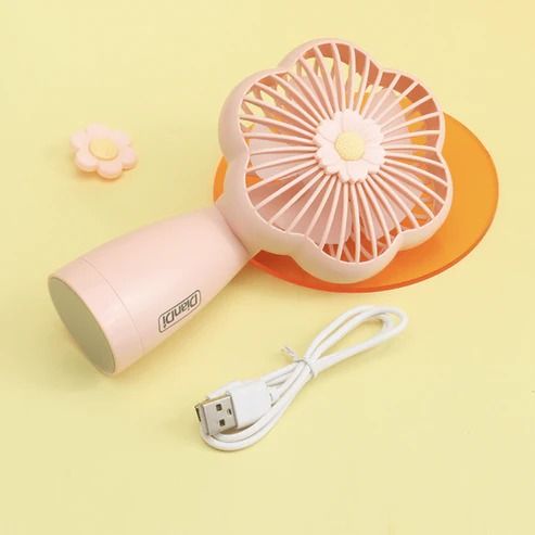 Portable Compact Flower Fan – Stylish Mini Cooling for Dubai Heat
