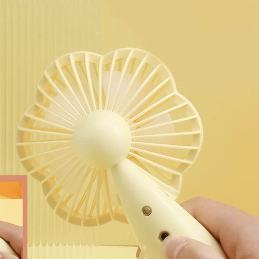 Portable Compact Flower Fan – Stylish Mini Cooling for Dubai Heat
